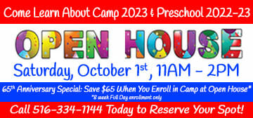 Summer Camp & Preschool Open House Long Island, NY